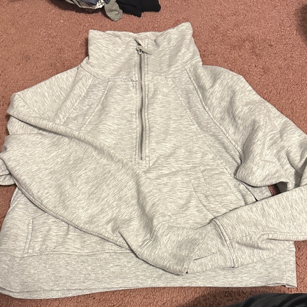 Danskin Light Gray Women's Cowl Neck Sweater